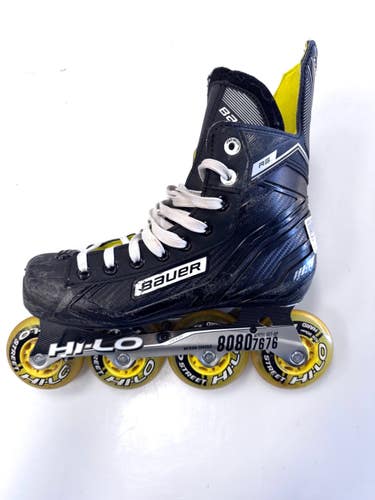 Used Bauer R5 Roller Hockey Skates Black Senior 6 11860-S000315847