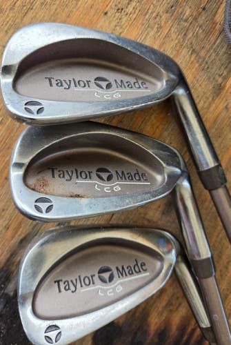 SET of 3 LADIES TAYLORMADE LCG BURNER CAVITY BACK GOLF IRONS 6 7 8 VERY NICE