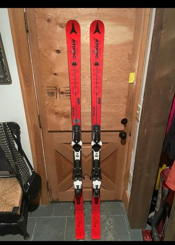 Unisex 2020 Atomic Redster G9 GS 183 cm Racing Skis With Bindings Max Din 16 (Used)