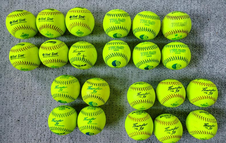 Softball (Used) x 22