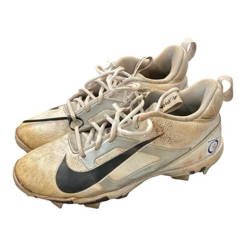 Used Nike APLHA BB/SB Cleats White Youth 08.0 11846-S000110441