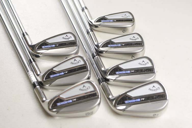 Callaway Paradym Ai Smoke 6-PW,AW,GW Iron Set Regular Elevate MPH Steel #226636