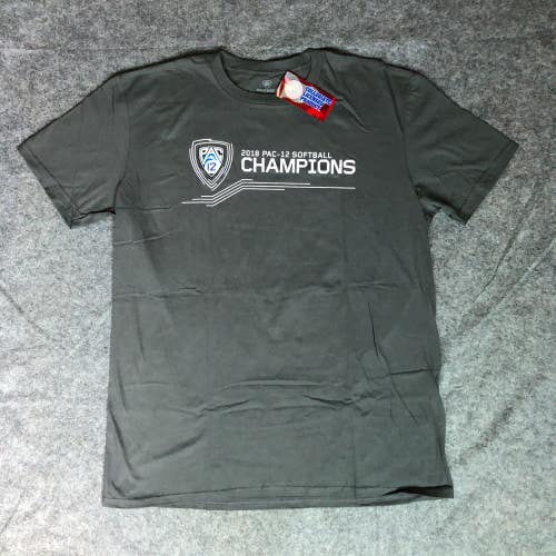 Oregon Ducks Mens Shirt Extra Large Gray Short Sleeve Tee Pac 12 NCAA Softball G