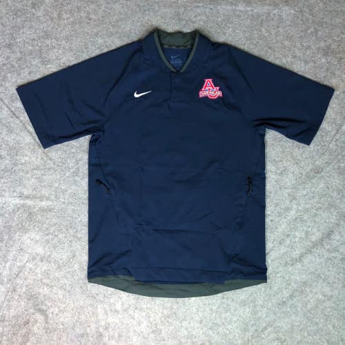 American Eagles Mens Jacket Small Navy Pullover Hot Jacket Baseball NCAA Sport