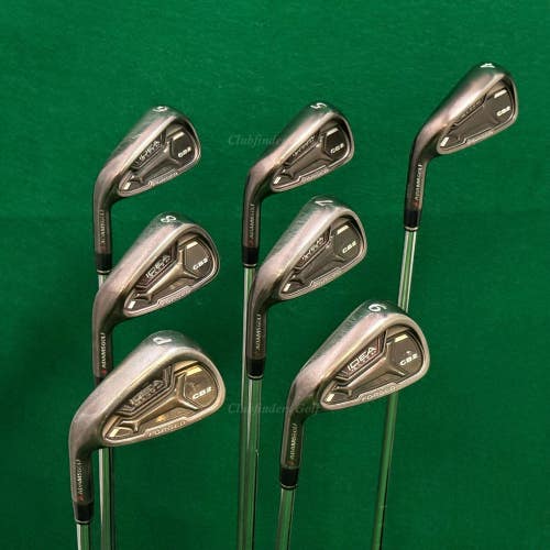 LH Adams Idea Black CB2 Forged 4-PW Iron Set KBS Tour 90 Steel Regular