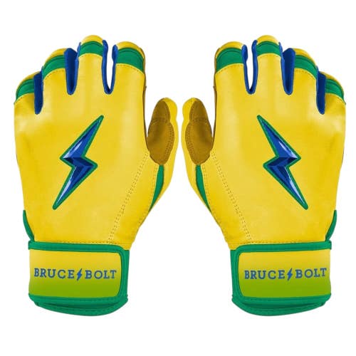 NEW BRUCE BOLT COACH RAC CREATOR SERIES PREMIUM SHORT CUFF BATTING GLOVES - XL 11835-S000212649