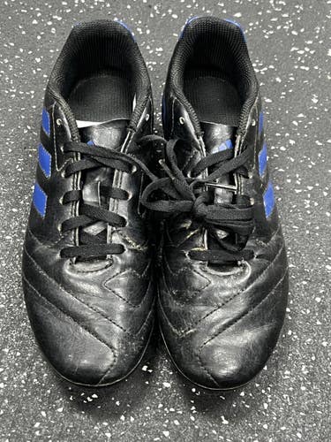Used Adidas GOLETTO Soccer Cleats Black Junior 04.5 11849-S000044308