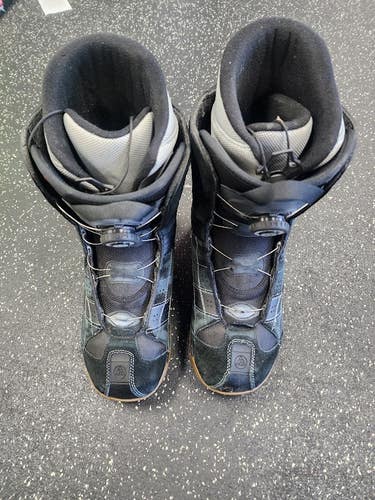 Used K2 RAIDER BOA Mens Snowboard Boots Black Senior 12 11849-S000044237