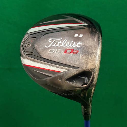 Titleist 913D2 913 D2 9.5 Driver Mitsubishi Rayon Diamana S+ 62 Graphite Stiff