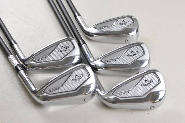 Callaway Elyte Max Fast 7-PW,AW Iron Set Senior Flex Vanquish 4 Graphite #227123