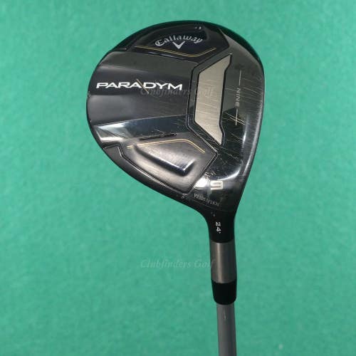 Callaway Paradym Fairway 24 9 Wood Aldila Ascent 50 Graphite Seniors w/ HC