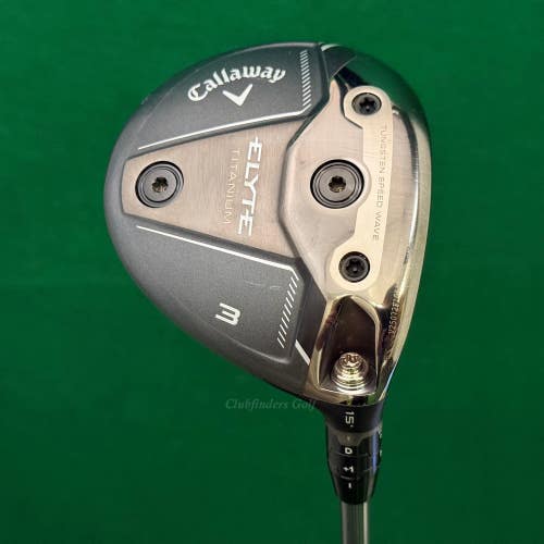 Callaway ELYTE Titanium 15 Fairway Wood 3 Project X Denali Blue 50G 6.0 Stiff