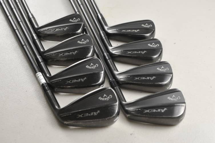 Callaway Apex Ti Fusion 4-PW,AW Iron Set Stiff DG MID S400 115g Steel #227156
