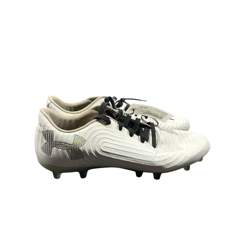 Used Under Armour MAGNETICO Soccer Cleats White Senior 11.5 11375-S000382286