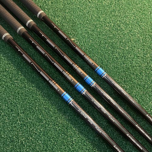 Mitsubishi Tensei AV AM (2) R Flex Shafts .370 Tip 4 Shafts Pulled