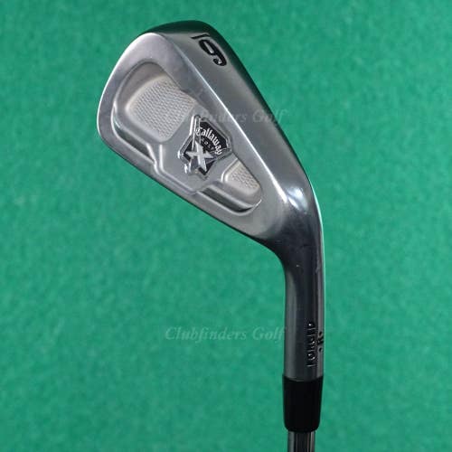 Callaway X-Forged 2009 Single 6 Iron Project X Flighted Rifle 5.5 Steel Regular