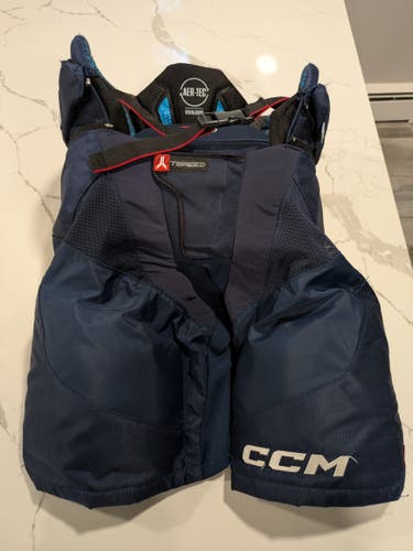 Senior Small CCM JetSpeed Pro Hockey Pants - Navy