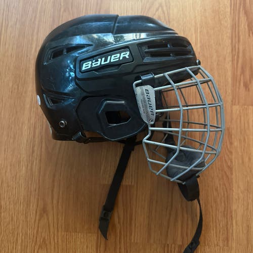 Used Medium Bauer  IMS 5.0 Helmet with cage