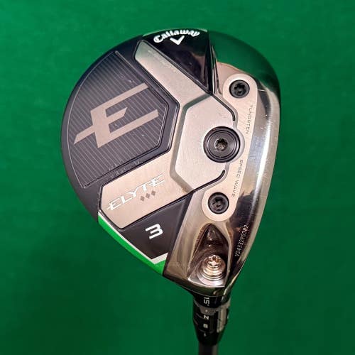 Callaway ELYTE Triple Diamond 15 Fairway 3 Wood Tensei 1K Black 75-S Stiff w/HC