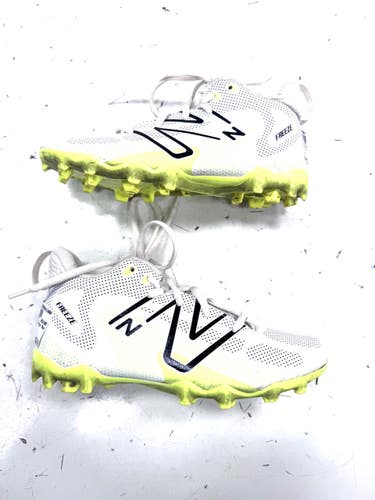 Used New Balance LAX Cleats Mens White Senior 4 11860-C000315872
