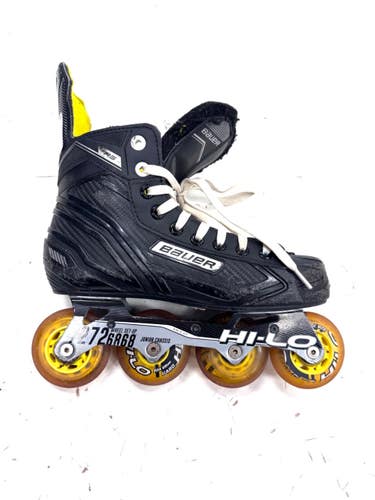Used Bauer RS JR SIZE 5 Roller Hockey Skates Black Junior 05 11860-C000315871