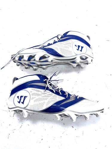 Used Warrior LAX Cleats Mens White Senior 11 11860-C000315870