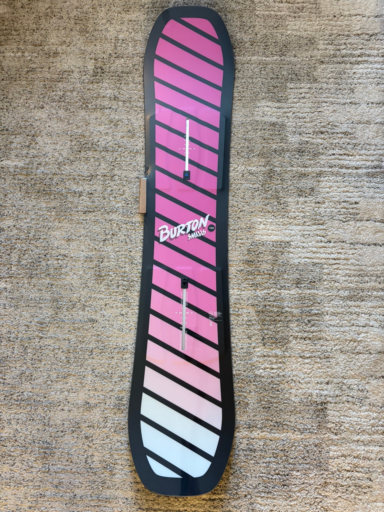 NEW Pink Burton Custom Smalls 130cm Snowboard | Without Bindings
