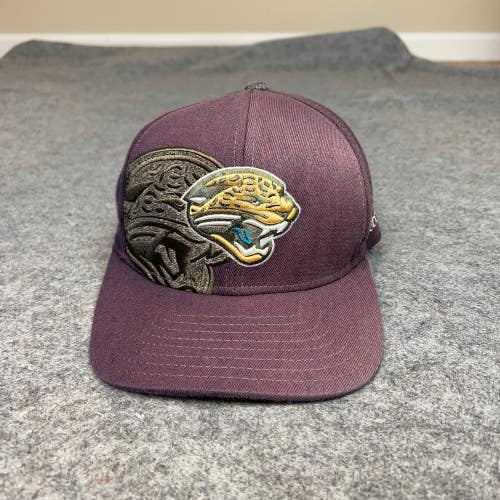 Jacksonville Jaguars Mens Hat Small Flex Brown Black Reebok Football Cap NFL ^