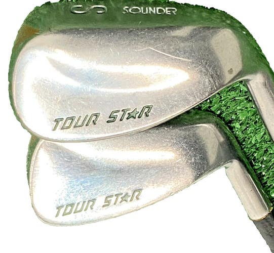 Sounder Tour Star Forged Wedge Set PW,SW RH Men's Stiff Steel New Midsize Grips