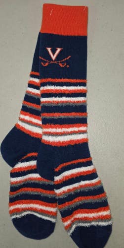 ST5 Mens NCAA VIRGINIA CAVALIERS Crew Socks MEDIUM New FREE SHIP