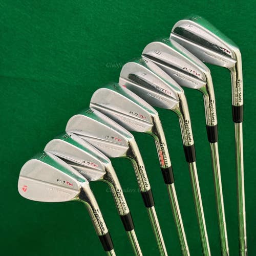 TaylorMade P-7TW Forged Tiger Woods 4-PW Iron Set Modus 3 Tour 130 Steel Stiff
