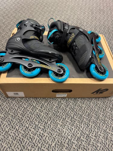 K2 Trio LT 100 Inline Skates Size 8.5 (New)
