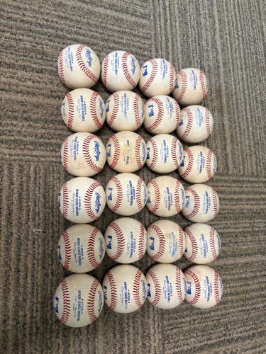 Rawlings Official Major League Baseballs 24 Pack (2 Dozen) (Used)