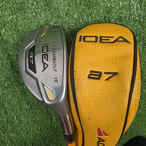 Adams Golf IDEA A7 3 Iron Hybrid 19 ProForce Axivcore Graphite Stiff RH 39.75"