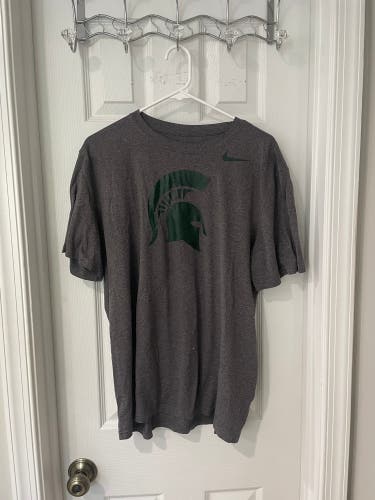 Gray Large Men's Michigan State Shirt