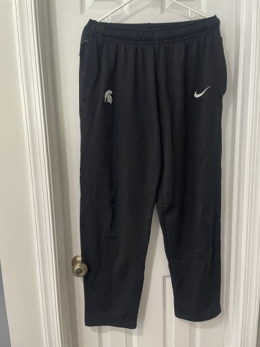 Black Large Men's Michigan State Sweatpants