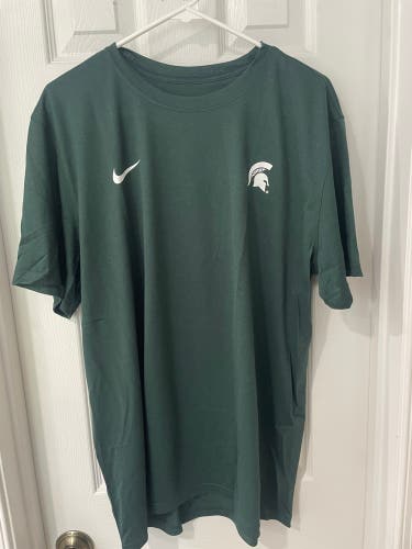 New Green XL Michigan State Short Sleeve Shirt