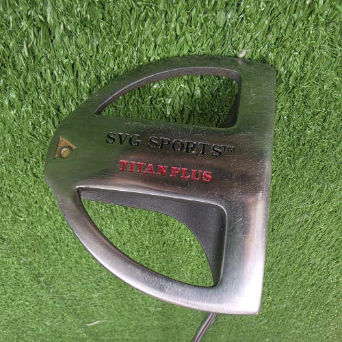 SVG Sports Titan Plus 45.75" Split Grip Broomstick Double Bend Mallet Putter RH