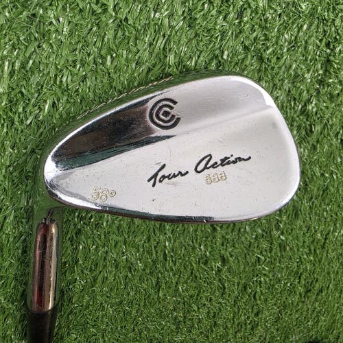 Cleveland Tour Action 588 Chrome 56 Sand Wedge SW Stiff H.E.T. Steel RH 35"