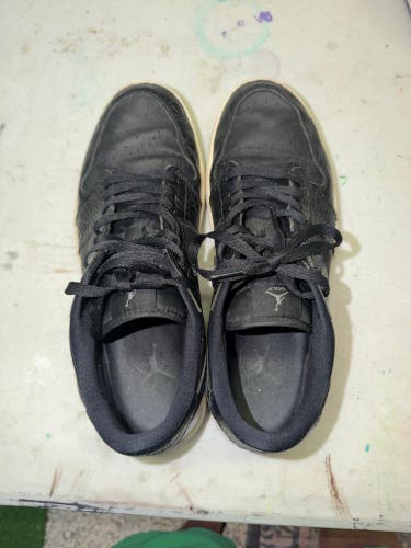 Black Men's Size M 11.5 (W 12.5) Adult Jordan Golf Shoes (Used)