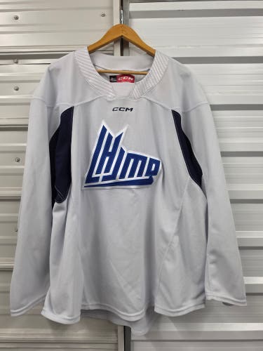 White Size 56 LHJMQ CCM Practice Jersey (Used)