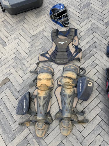 GREAT SET Mizuno Samurai Catcher's Set (Used)