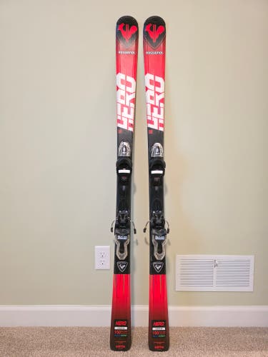 Rossignol 150 cm Racing Hero Jr Multi Event Skis With Bindings (Used)
