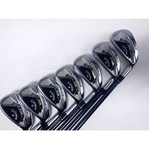 Callaway Apex DCB 21 Iron Set 4-PW Recoil Dart F3 65g Regular RH +1''