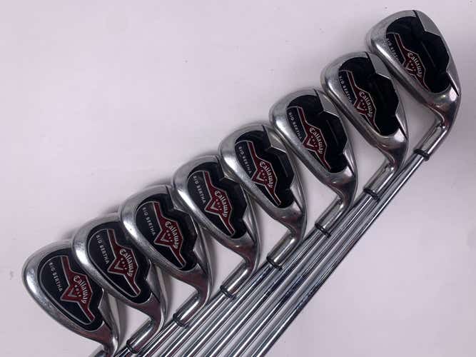 Callaway Big Bertha 2006 Iron Set 4-PW+AW Uniflex Steel Mens RH