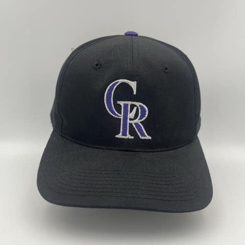 Vintage Colorado Rockies Hat Snapback Black MLB Baseball 90s Outdoor Cap
