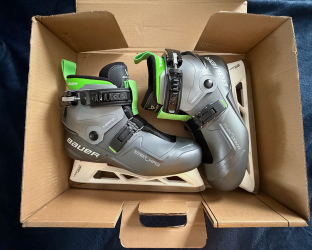2024 Bauer Konekt HF2 Hockey Goalie Skates Regular Width 8 (Used)