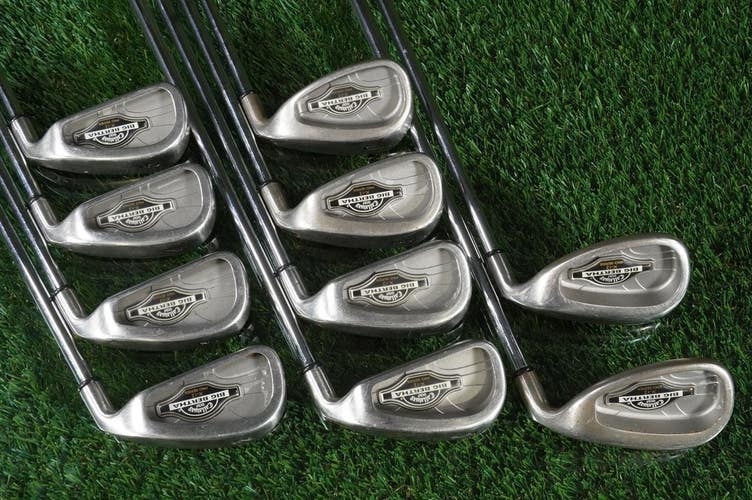 Callaway Big Bertha X-12 Pro Series Irons 2-PW+SW+LW Rifle Stiff, Golf Pride RH
