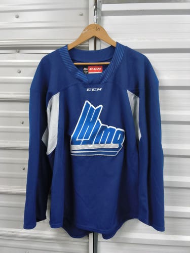 White Size 56 LHJMQ CCM Practice Jersey (Used)