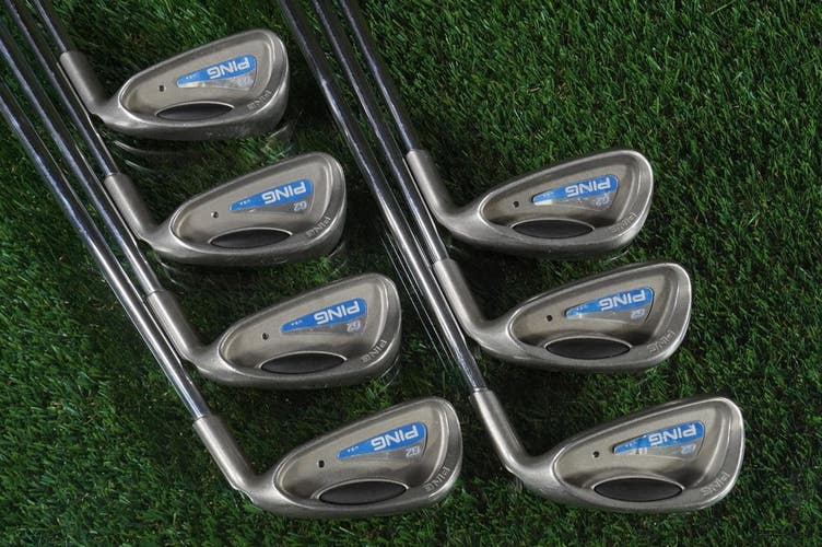 Ping G2 Black Dot Irons Set 4-PW(W) True Temper Regular Golf Pride Satin RH